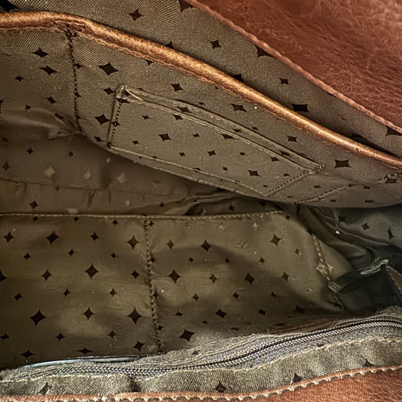 Fossil Maddox Bar Satchel 2011 Snake Embossed Leather - Picture 10 of 10